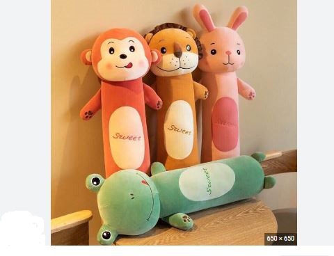 Gấu Nhồi Bông, Gối Ôm Hình Thú 55Cm