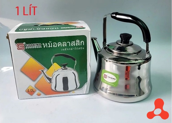 ẤM ĐUN NƯỚC INOX 304 THÁI LAN 1L