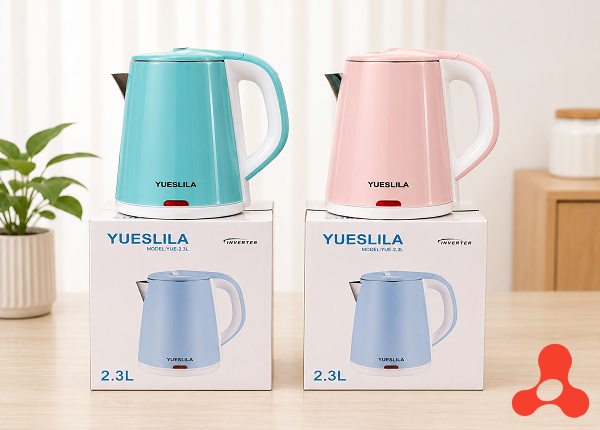 ẤM SIÊU TỐC INOX THÁI LAN 2,3L YUESLILA (T24)