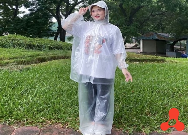 ÁO MƯA BỘ TRONG SUỐT TUẤN HẢO LOẠI DÀY