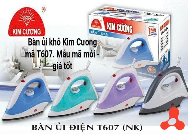 BÀN ỦI KHÔ KIM CƯƠNG T607