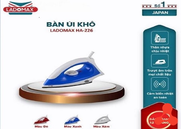 BÀN ỦI KHÔ LADOMAX HA- 226