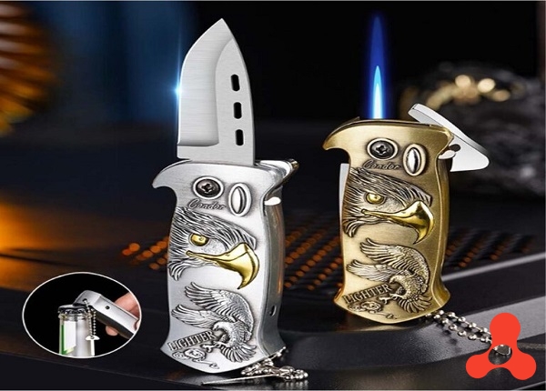 BẬT LỬA KIÊM DAO BẤM VÀ KHUI NẮP CHAI 3in1