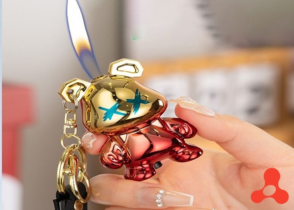 BẬT LỬA MÓC KHOÁ HÌNH GẤU BEARBRICK