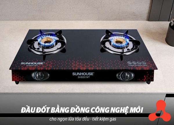 BẾP GAS ĐÔI SUNHOUSE SHB 201MT