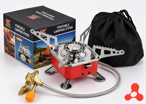 BẾP GAS MINI XẾP GỌN LOẠI CÓ DÂY (T50)