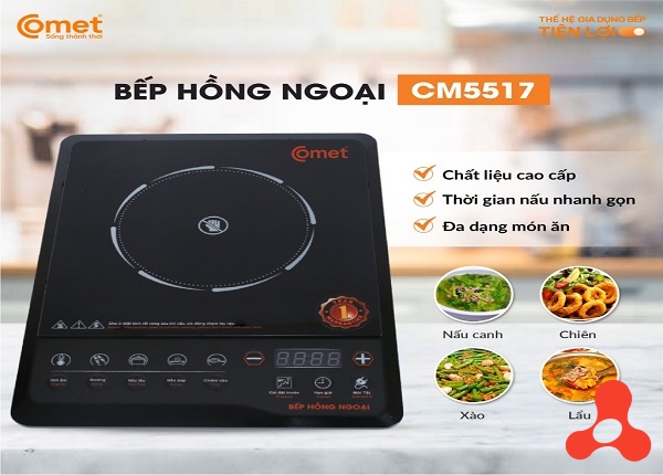BẾP HỒNG NGOẠI CẢM ỨNG COMET CM5517