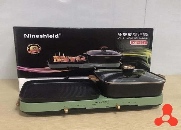 BẾP NƯỚNG LẨU ĐA NĂNG NINESHIELD KB521