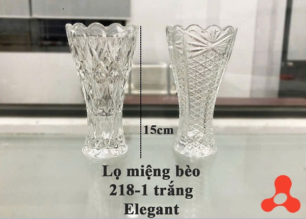 BÌNH CẮM HOA 15CM MIỆNG BÈO 218- 1