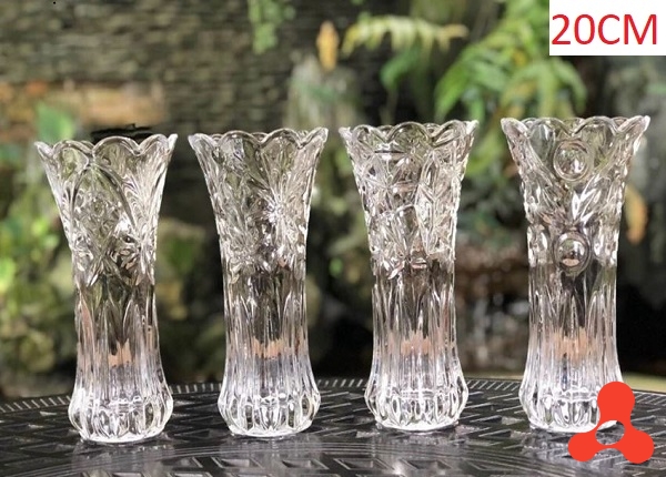 BÌNH CẮM HOA TRẮNG NHIỀU KIỂU 20CM