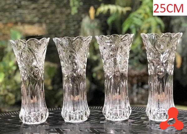 BÌNH CẮM HOA TRẮNG NHIỀU KIỂU 25CM