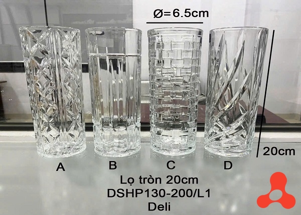 BÌNH CẮM HOA TRÒN 20CM DSHP130- 200L1