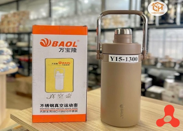 BÌNH GIỮ NHIỆT 1300ML BAOL Y15 INOX 304