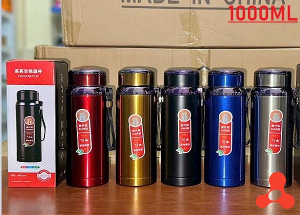BÌNH GIỮ NHIỆT CAO CẤP INOX 316 - 1000ML (T50)