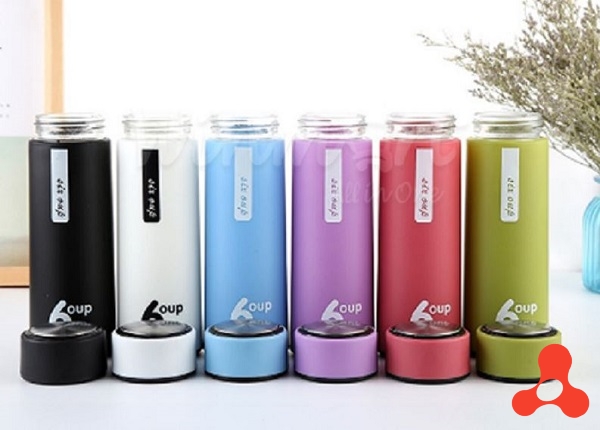 BÌNH GIỮ NHIỆT THỦY TINH 6OUP 450ML