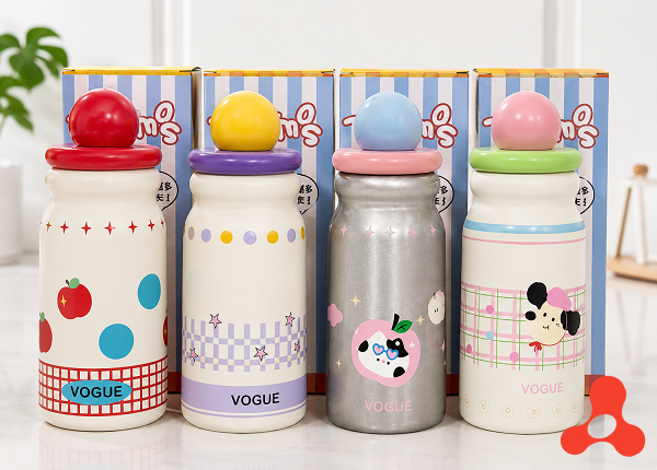 BÌNH GIỮ NHIỆT VOGUE NẮP QUẢ TÁO 500ML (T50)
