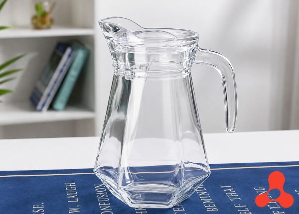 BÌNH NƯỚC THỦY TINH LỤC GIÁC DELI 1,3L EH1028 (T12)