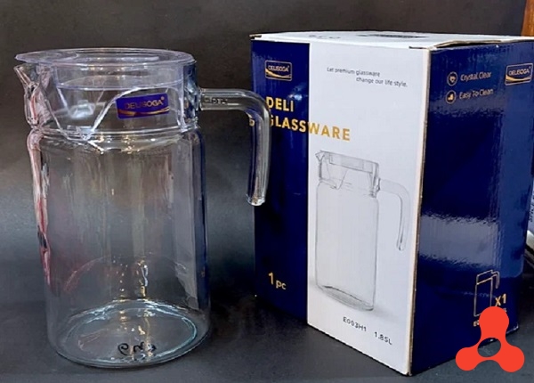 BÌNH THỦY TINH 1850ML DELI E003H CÓ HỘP (T12)