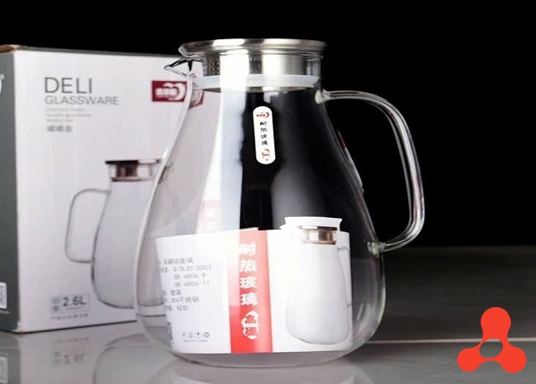 BÌNH THỦY TINH 2,6L DELI GPH32 CAO CẤP