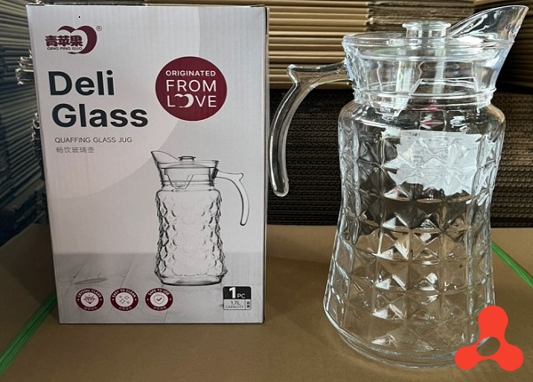 BÌNH THỦY TINH DELI CAO CẤP 1,7L YZH33