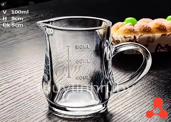 BÌNH THỦY TINH DELI RÓT RƯỢU CHIA VẠCH KB092