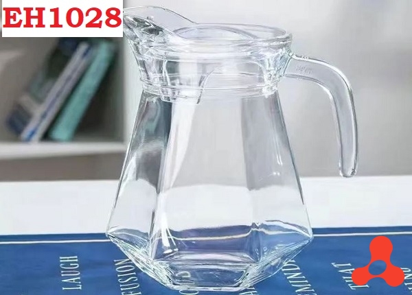 BÌNH THỦY TINH LỤC GIÁC DELI 1,3L EH1028