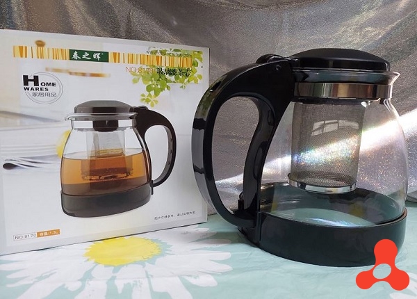 BÌNH THỦY TINH PHA TRÀ 1500ML CÓ LỖI LỌC 8170