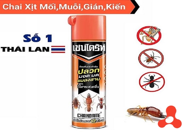 BÌNH XỊT DIỆT MỐI CHAINDRITE 600ML THÁI LAN (T24)