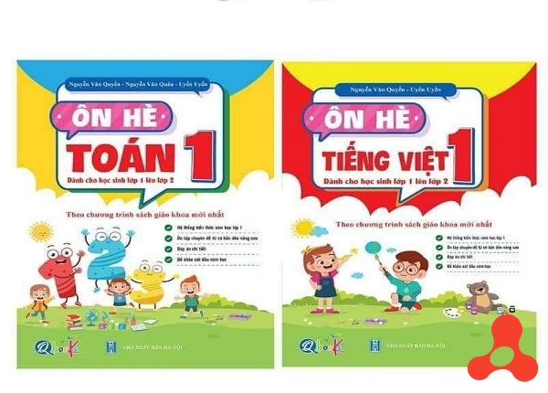 BỘ 2 QUYỂN SÁCH ÔN HÈ CHO BÉ