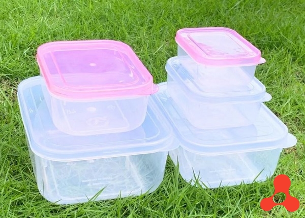 BỘ 5 HỘP NHỰA BẦU ĐỰNG THỰC PHẨM