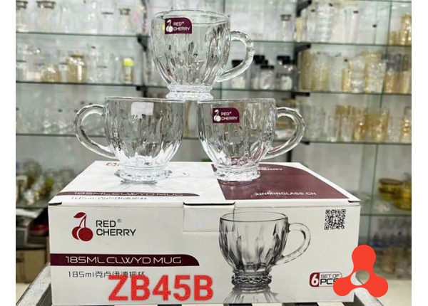 BỘ 6 LY THỦY TINH 185ML CAO CẤP ZB45B