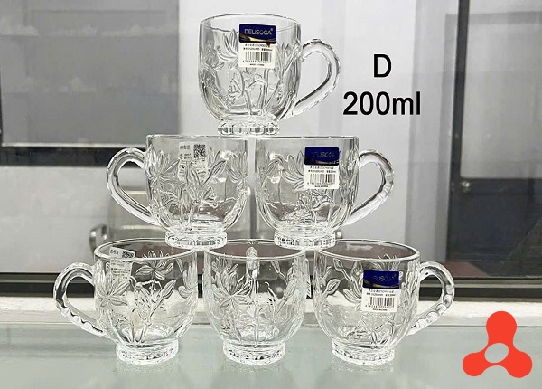 BỘ 6 LY THỦY TINH CAO CẤP DSZB249 MÃ D
