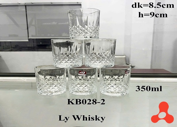 BỘ 6 LY THỦY TINH 340ML DSKB028- 2
