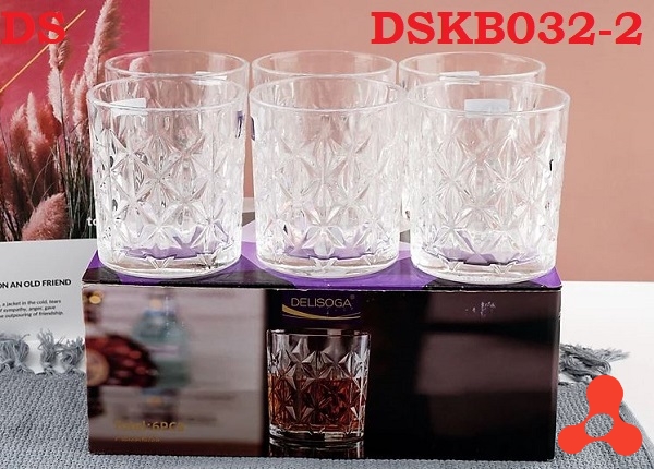 BỘ 6 LY THỦY TINH 340ML DSKB032- 2