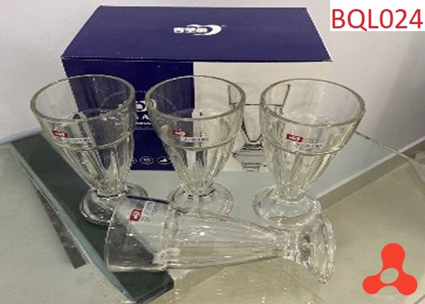 BỘ 6 LY THỦY TINH CAO DELI BQL024 F169