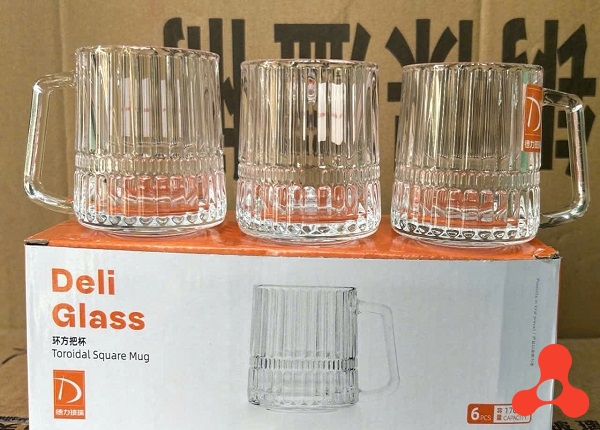 BỘ 6 LY THỦY TINH CÓ QUAI TZ4301- 170