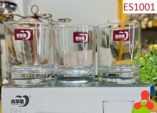 BỘ 6 LY THỦY TINH DELI 210ML ES1001