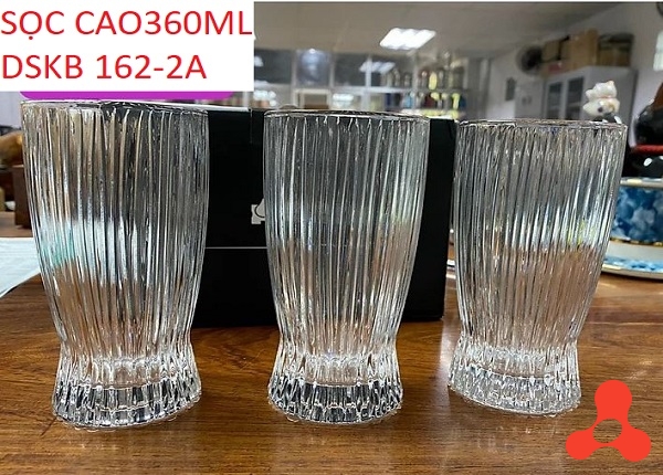 BỘ 6 LY THỦY TINH DELI 360ML DSKB162 2A