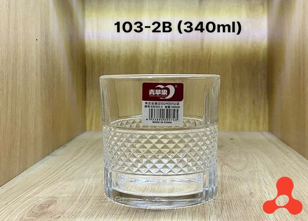 BỘ 6 LY THUỶ TINH KIM CƯƠNG 340ML KB103-2 (T8)