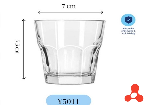 BỘ 6 LY THUỶ TINH NGẤN LÙN 150ML Y5011 (T24)