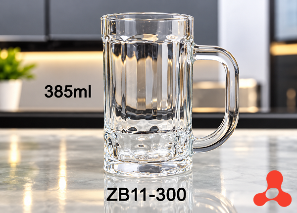 BỘ 6 LY THỦY TINH UỐNG BIA DIAMONDS ZB11-300 (T6)
