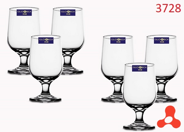 BỘ 6 LY THỦY TINH SINH TỐ 350ML 3728