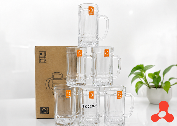 BỘ 6 LY THỦY TINH UỐNG BIA 360ML TZ 2738 (T6)