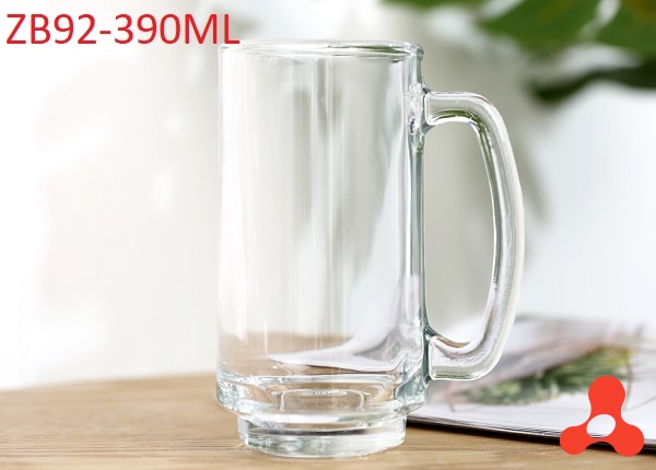 BỘ 6 LY THỦY TINH UỐNG BIA DELI CÓ QUAI ZB92