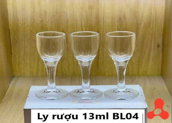 BỘ 6 LY UỐNG RƯỢU 13ML CHÂN ĐẾ CAO BL04