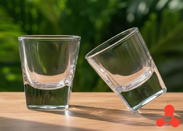 BỘ 6 LY THUỶ TINH UỐNG RƯỢU VUÔNG 50ML EY3004 (T24)