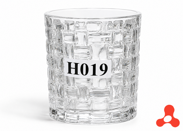 BỘ 6 LY THUỶ TINH VÂN Ô VUÔNG H019 (T12)
