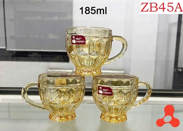 BỘ 6 LY THỦY TINH VÀNG CAO CẤP ZB45A