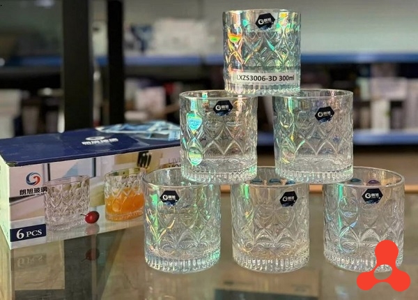 BỘ 6 LY THỦY TINH XÀ CỪ 310ML LXZS3006- 1D