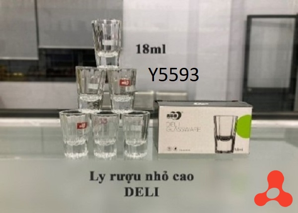 BỘ 6 LY UỐNG RƯỢU 18ML DELI Y5593